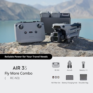 Air 3s Fly More Combo with RC N3 Dual Camera <b>4K</b> HDR <b>Drone</b> Long Flight Time Obstacle Sensing and Smart Tracking - Product Image 6