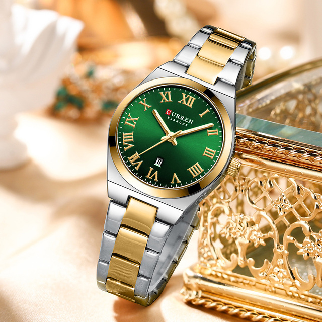 Women Watches Top Brand Luxury CURREN 9095 Quartz Women Watches Casual Fashion Ladies Wrist Watch Lady Clock Relogio Feminino