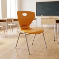 Ensemble de mobilier scolaire moderne de haute qualité pour salle de classe, centre de formation, bureau d'étude pour étudiants et chaise en plastique