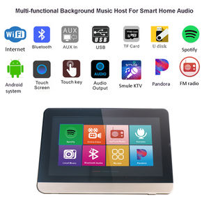 Sistema de música de fondo para el hogar, <span class=keywords><strong>amplificador</strong></span> de montaje en pared con <span class=keywords><strong>4</strong></span> <span class=keywords><strong>canales</strong></span>, WiFi, Android, Bluetooth, <span class=keywords><strong>4</strong></span> altavoces de techo - Product Image 2