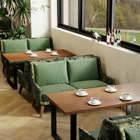 Banc de restaurant commercial en bois pour la restauration, canapé d'angle moderne pour tables et chaises de restaurant, mobilier