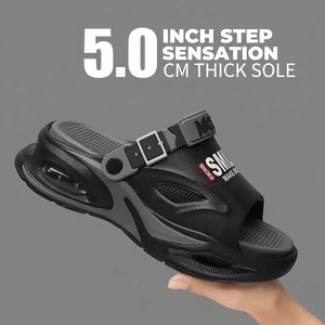 Sandales de plage pour hommes, sportives, souples, élastiques, en EVA pour un confort amortissant, légères, résistantes à l'usure, faciles à enfiler, confortables, respirantes, pour les sports de plein <span class=keywords><strong>air</strong></span> - Product Image 6