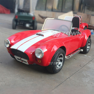 Coche Deportivo Eléctrico Clásico Rojo Mini de Alta Gama Personalizable, Vehículo Retro de Transporte Especial - Product Image 3