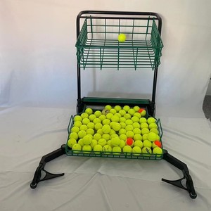 Carrito Recolector de Pelotas de Tenis, Recubrimiento Metálico Verde, Modelo 2020, Equipo Deportivo - Product Image 5