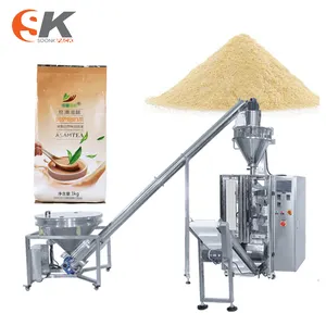 High Quality Vertical Automatic Flour Bag Filling Dry Mill Coffee Bean Corn Powder 1kg Flour Packing Machine