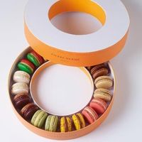 Boîte en Carton Cylindrique de Luxe Ronde Personnalisée Recyclable pour Macarons, Confiseries, Biscuits – Emballage Cadeau Écologique