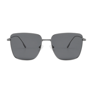 Gafas de Sol Cuadradas con Montura Completa, Lentes Grises, Protección UV400, Unisex, para Adultos, Uso en Exteriores - Product Image 6
