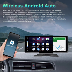 Écran de voiture Android sans fil Podofo 10,26 pouces 8 cœurs, Android Auto portable 4+64G, compatible Netflix, YouTube, GPS, WIFI - Product Image 4