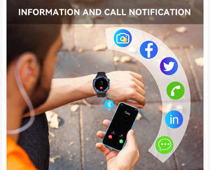 스마트 워치 AM13 <span class=keywords><strong>2</strong></span> 스트랩 혈압 심박수 알림 남성을위한 건강 모니터링 BT 통화 Smartwatch - Product Image 3