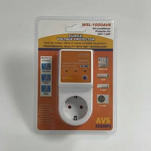 Protector de Sobretensión de 20 Amperios y 230 VCA con Enchufe Europeo para Refrigerador y TV, con Protección Contra Sobretensión - Product Image 3