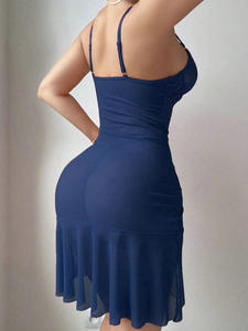 A33589 fantasía encaje adulto mujer vestido largo noche Lencería Sexy caliente disfraces transparente ropa de dormir erótica mujer Lencería - Product Image 4