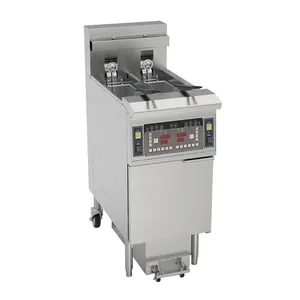 Ofe-213 Ce Iso High Quality Electric Gas Two Pots Two Baskets Deep Chicken Fryer Machine/ Chicken Fryer Machine Electrical