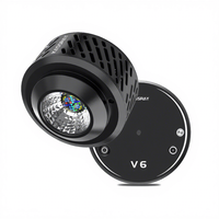 Lampe LED KASSRAY série V à spectre complet pour récif, gradation à six niveaux, contrôle WIFI/Bluetooth pour poissons marins d'eau salée, en plastique