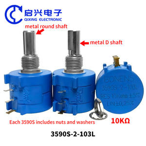 3590S-2-103l Precisie Multiturn Draadgewonden Potentiometer 3590 5% 2W 10 Draai Lineaire Roterende Potentiometer 10K Ohm - Product Image 3