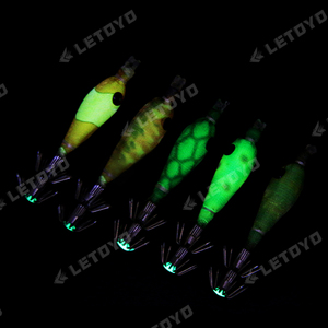 LETOYO – leurre flottant souple de type calmar, appât artificiel idéal pour la pêche en mer, au TATAKI ou à la poulpe, 5 pièces par sachet, 3.3g, 60mm - Product Image 4