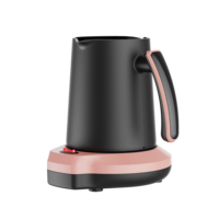 Machine à café à dosettes Leazo personnalisée en acier inoxydable 250 ml, électrique, pour la maison, avec contrôle de la température, base rotative à 360 degrés