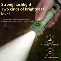 Lanterne LED portable pour camping en extérieur, mini porte-clés, plusieurs modes d'éclairage, design avec crochet, certifiée CE, pour randonnée, urgence, tente, ambiance