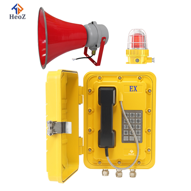 Hazardous Areas Ip based Mining Telephone Underground Explosion Proof Telephones Mine Fire Area Atex Phone