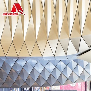 Pannello Composito in Alluminio Alcadex 3mm Dorato Spazzolato <span class=keywords><strong>per</strong></span> Decorazione Interna, Controsoffitti e Cartelloni Pubblicitari - Product Image 5
