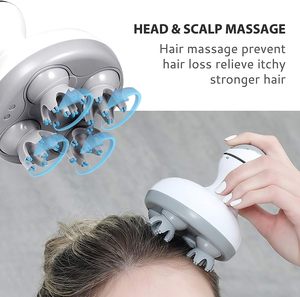 Biểu Tượng Tùy Chỉnh Chất Lượng Cao Head Massager Trị Liệu Đầu Không Thấm Nước Head Massager Tự Động Da Đầu Vật Lý Trị Liệu Giải Nén - Product Image 5