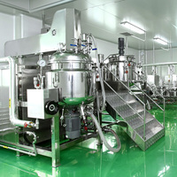 Yuxiang 200L Homogénéisateur Sous Vide Crème Émulsifiant Mélangeur Haute Vitesse Partie Mayonnaise Faisant La Machine