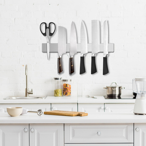 Barre magnétique pour couteaux de haute qualité, 16 pouces, en acier inoxydable, support magnétique pour couteaux, <span class=keywords><strong>porte</strong></span>-couteaux magnétique - Product Image 3