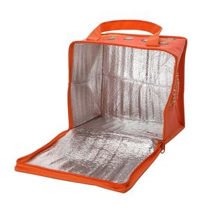 Portable OEM Eco-Friendly Insulated Food Cooler Bag Custom Cheap Jute Shopping Bag - Product Image 3
