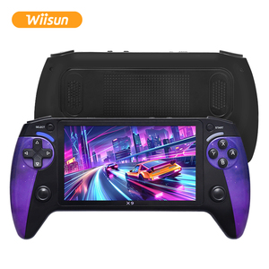 Wiisun X9 Cầm Tay Trò Chơi Giao Diện Điều Khiển Với 3000 Trò Chơi 5.5Inch Màn Hình Retro Trò Chơi 9 Giả Lập Pin Lớn Loại C Sạc Consola - Product Image 4