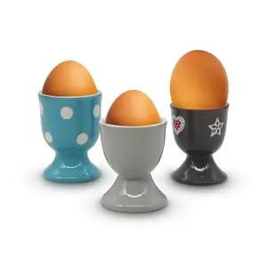 Soft Hard Boiled Egg Cooker Tool, Egg Cups Ceramic