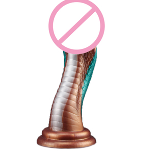 Dildo Anal Impermeable de Silicona Líquida con Forma de <span class=keywords><strong>Cobra</strong></span> para Mujeres, Juguete Sexual para Adultos, <span class=keywords><strong>Masturbador</strong></span> - Product Image 1
