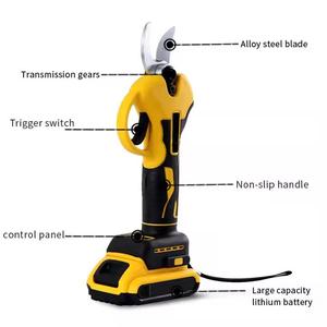 Taille-haies sans fil professionnel 21V, marteaux rotatifs électriques industriels pour l'élagage des arbres, batterie lithium rechargeable - Product Image 2