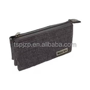 حقيبة قرطاسية للطلاب بسعة كبيرة من ثلاث طبقات من مادة PU حقيبة أقلام إبداعية جديدة لتنظيم الأقلام وأدوات الكتابة - Product Image 3