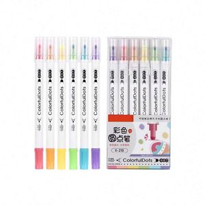 Fine Liner & Dot Spot Marker <b>Pens</b> Plastic Custom Non Toxic Washable Kids Graffiti Markers - Product Image 1