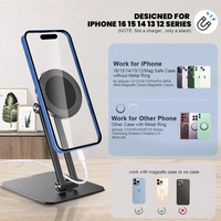Soporte Magnético para Teléfono |   270 °   Soporte Ajustable Multiángulo para Teléfono de Escritorio, para el Hogar, Oficina, Trabajo y Entretenimiento