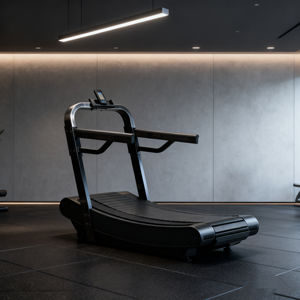 Draagbare, gebogen loopband met magnetische bediening, verstelbare weerstand, commerciële fitnessapparatuur, elektrisch, inloopbaar, van staal - Product Image 3