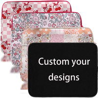 Housse de protection pour ordinateur portable de voyage imprimée, durable, 14 à 15,6 pouces, personnalisée, mignonne, pour iPad