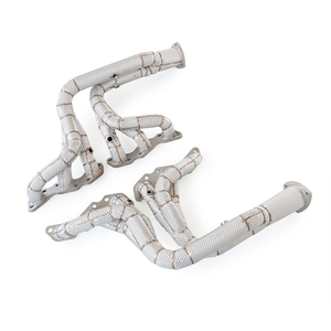 Colector de escape de alto flujo de acero inoxidable SS304 y tubos de escape para <span class=keywords><strong>Aston</strong></span> <span class=keywords><strong>Martin</strong></span> DBS <span class=keywords><strong>DB9</strong></span> 6.0 2004-2012: Optimiza la linealidad de potencia del motor NA - Product Image 6