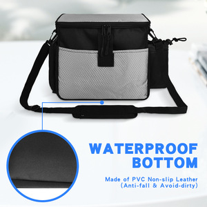 Fly Disk Golf Shoulder Bag Softback Waterproof 21L Below Unisex Outdoor Sport Storage With Zipper Closure And Detachable Strap - Product Image 2
