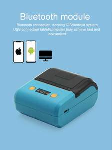 <span class=keywords><strong>Mini</strong></span> impresora portátil de 80mm con Bluetooth para móvil, impresora térmica de recibos con USB + interfaz en serie, máquina de impresión de facturas - Product Image 4