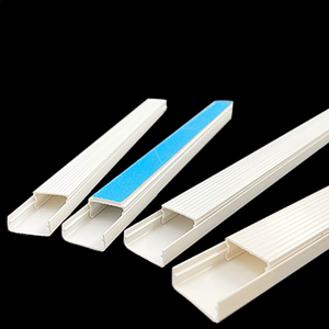 RoHs <span class=keywords><strong>PVC</strong></span> nhựa <span class=keywords><strong>Trunking</strong></span> hệ thống dây điện ống dẫn rắn hệ thống dây điện Ống máng xối - Product Image 3