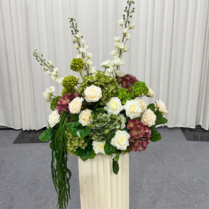 Centro de Mesa Floral Estilo Jardín Refrescante para Decoración de Mesa de Comedor de Boda - Product Image 2
