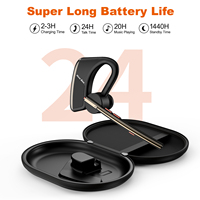 Venta caliente Auriculares inalámbricos Cancelación de ruido Auriculares inalámbricos Bluetooth Manos libres para Conductor de camionero