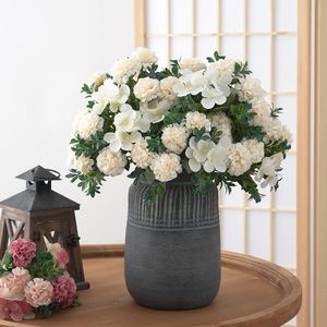 <span class=keywords><strong>Bouquet</strong></span> di rose di ortensia di crisantemo di fiori artificiali di vendita caldo per oggetti di scena di decorazione di fiori da sposa di nozze - Product Image 5