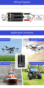 Controlador de Velocidad Sin Escobillas SEQURE SQESC 12100 100A STM32G071 con Configuración de Luces LED RGB Integradas, BLHeli 32 5-12S ESC Lipo RC - Product Image 6