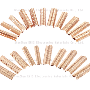 Joint d'étanchéité EMI en cuivre béryllium pour porte <span class=keywords><strong>de</strong></span> salle blindée EMC, compressé 100 000 fois sans déformation - Product Image 5