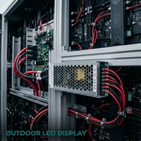 Alimentation à découpage ultra-mince 350W à sortie unique AC/DC 12V 24V 36V 48V avec PFC actif pour affichage LED et contrôle industriel