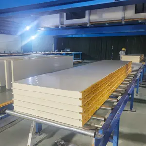 PU Polyurethane Foam PUR PIR PUF Cold Room Storage Warehouse Insulation Sandwich Panels/boards