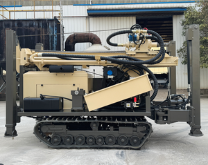 Foreuse de puits d'eau sur chenilles diesel haute performance <span class=keywords><strong>RYX</strong></span> 200m 250mm de diamètre avec pompe incluse - Vente directe usine - Product Image 4