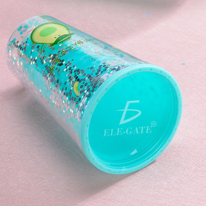 Gobelet de fête en acrylique thermique avec lumière LED arc-en-ciel 500 ml - Product Image 1