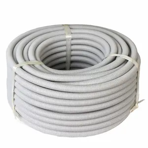 OEM Flexible Corrugated Pipe Waterproof Corrugated Tube Wire loom PA Electrical Conduit Pipe 125 degree
